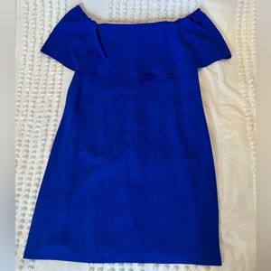 EUC Charles Henry Royal Blue Off the Shoulder Dress, Size: M